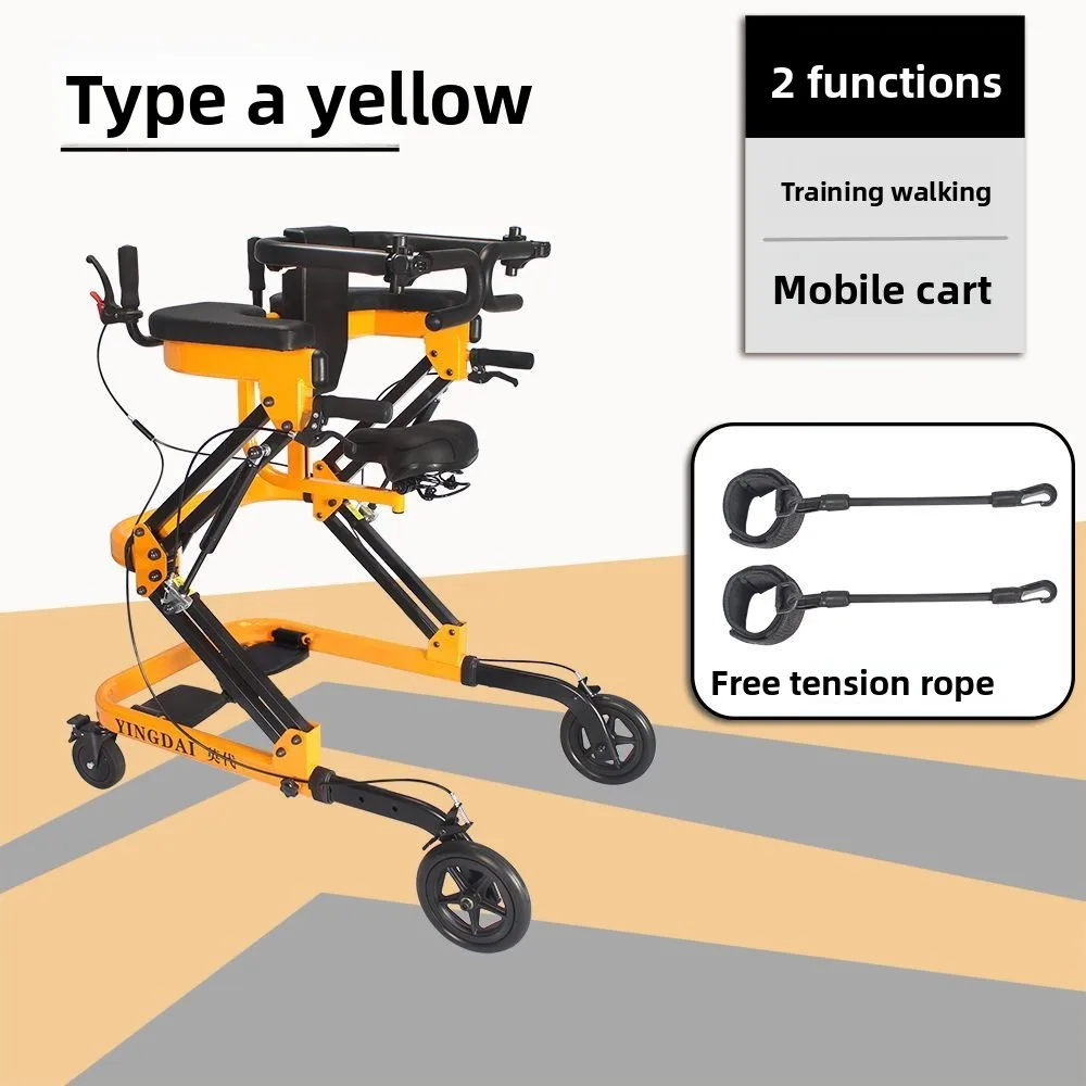 Elderly Stroke Hemiplegia Walker Stick Standing Paralysis Lower Limb Training Rehabilitation Equipment for Amputees