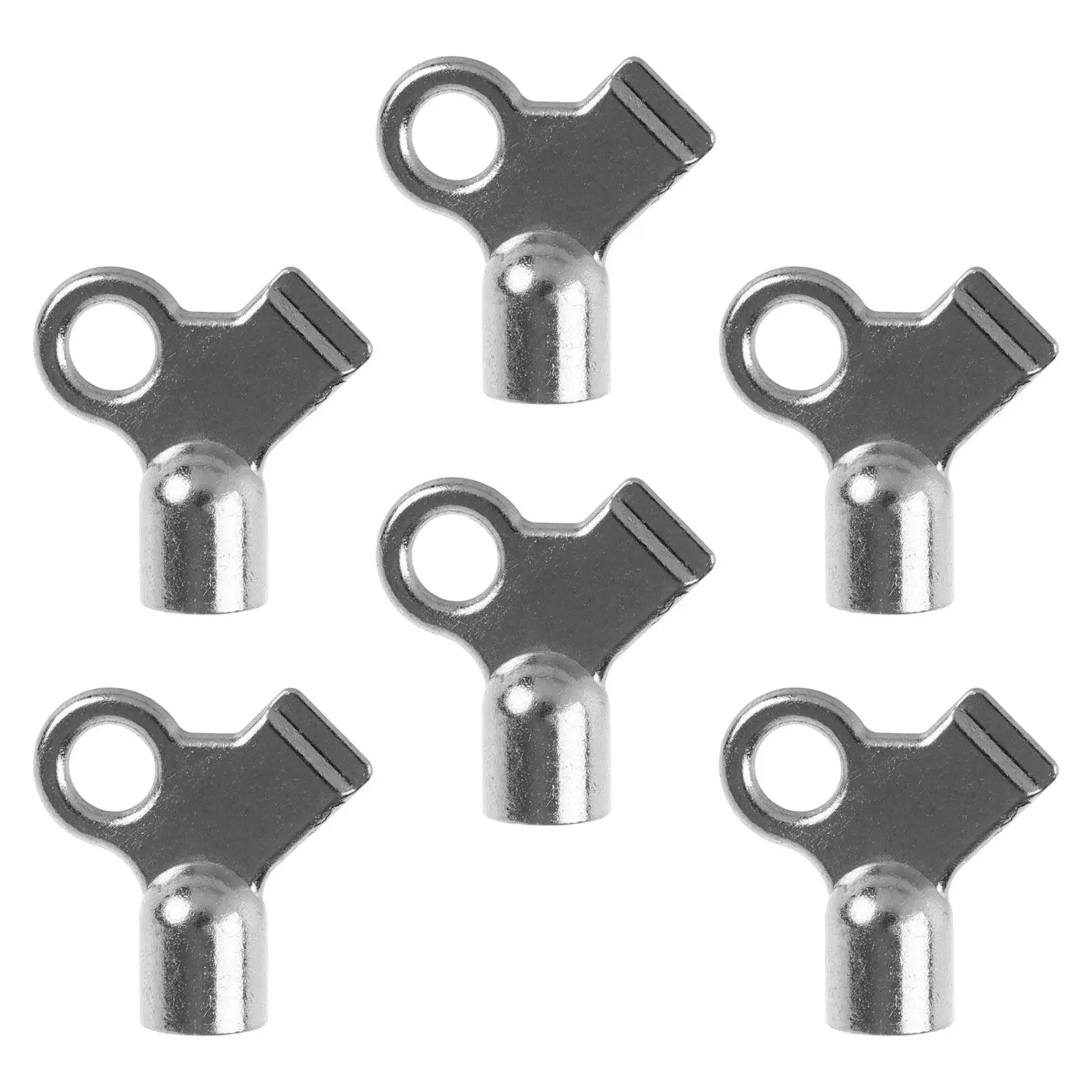 6Pcs 5Mm Square Radiator Bleed Valve Key Metal Internal Hole Radiator Air Vent Bleeding Tool Heating System Valve Exhaust Key