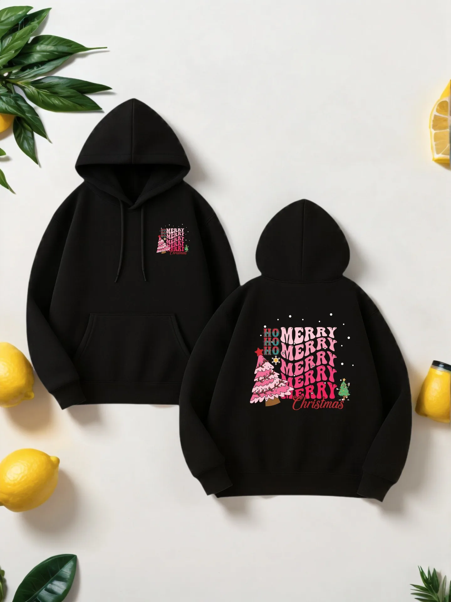 

Мужская толстовка с рисунком, буквенный принт с Рождеством, повседневный стиль, на флисовой подкладке, для мужчин, для зимней повседневной носки