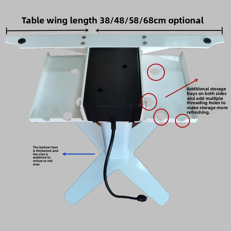 ！@Shumate Modern Ergonomic Electric Height Adjustable Meeting Table Small Square Electric Tea Bar Desk Panel Wood Style Metal