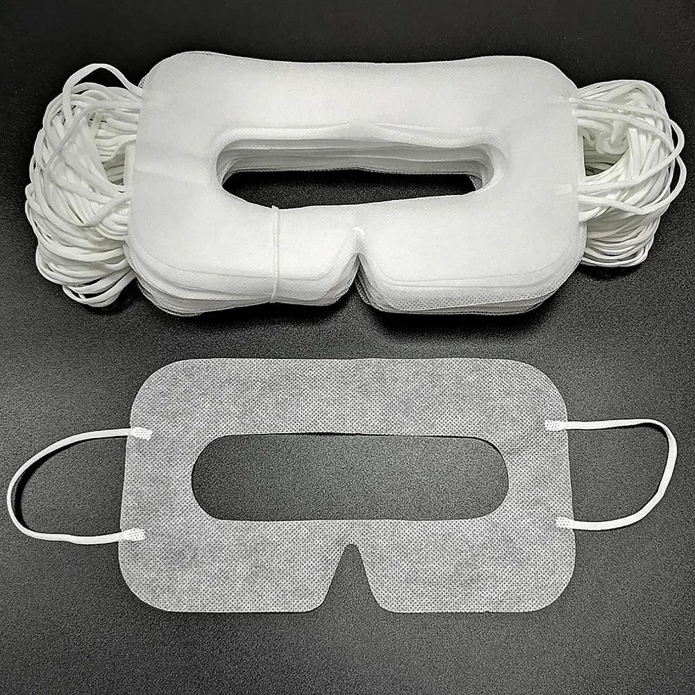 For Oculus Quest 2 Mask VR Universal Disposable Eyes Face Cover Absorbent Breathable Close Skin Comfortable Antibacteria 100PCS