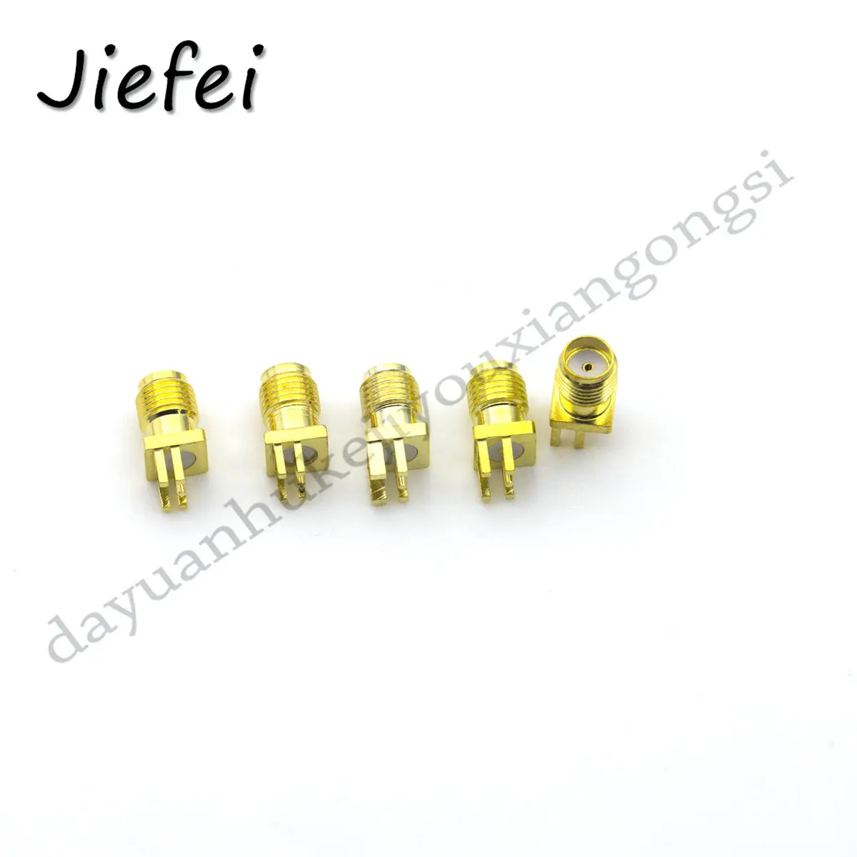 10Pcs SMA Female Jack Connector For 0.8 / 1 / 1.2 / 1.6mm Solder Edge PCB Straight Mount RF Connectors Receptacle Solder