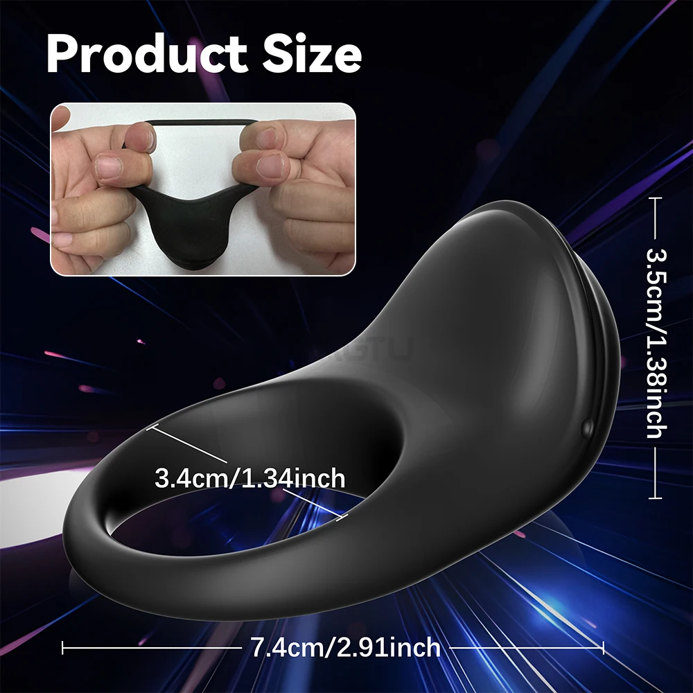 อุปกรณ์สําหรับผู้ใหญ่ Vibrating Cock แหวนสําหรับชาย APP ควบคุม Penisring Vibrator Ejaculation DELAY ชายอวัยวะเพศชายแหวนของเล่นสําหรับคู่รัก