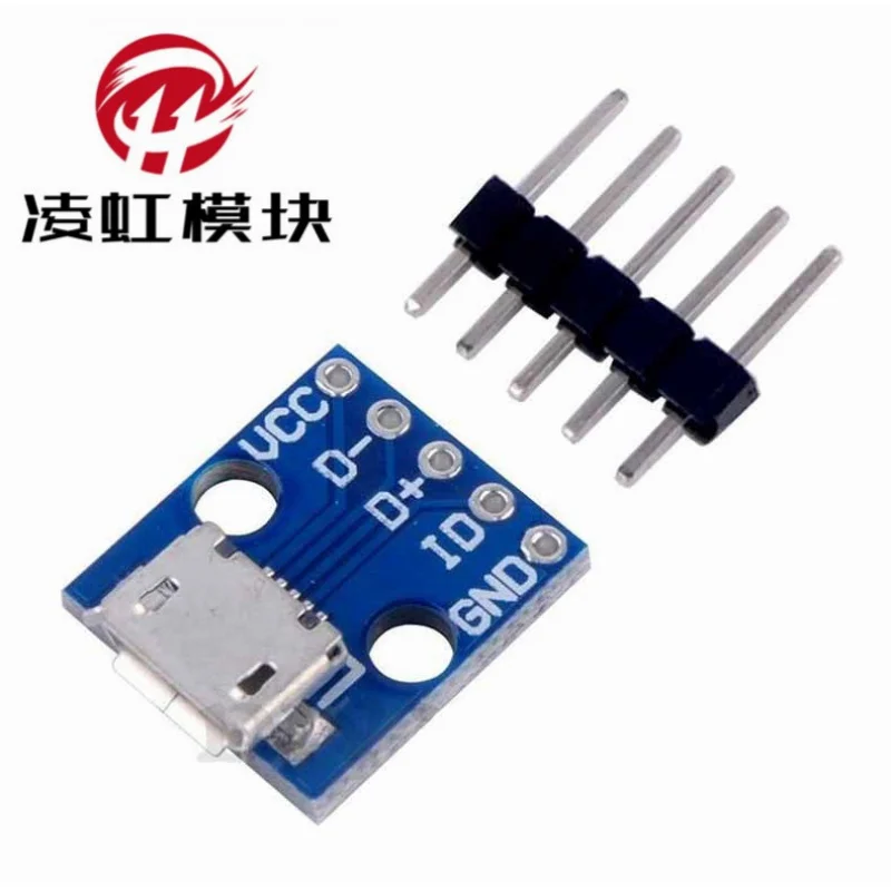 MCU-micro USB Interface Socket Power Supply Transform Interface Bread Board 5VPower Module Development Board