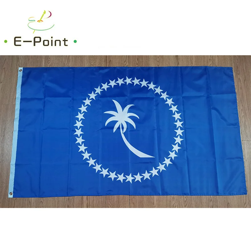 Federated States of Micronesia Chuuk State Flag 2ft*3ft (60*90cm) 3ft*5ft (90*150cm) Size Christmas Decorations for Home Banner