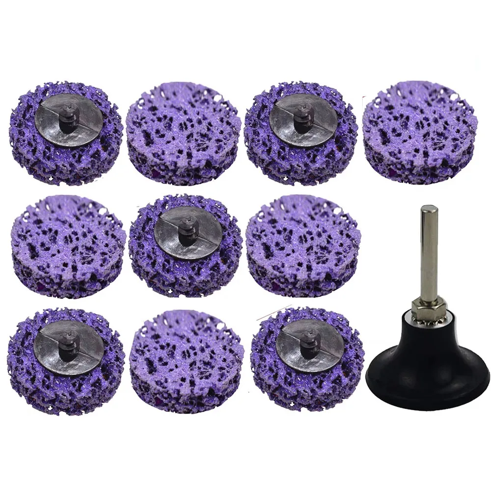 

SI FANG 11/16 шт., быстросменные 2-дюймовые легко полоски, колесные диски, 1/4 дюйма, шлифовальные насадки для шлифовальной машины, чистая работа