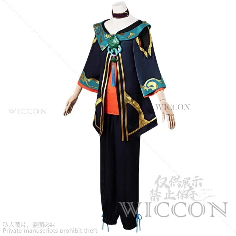 Anime jogo lol o visionário cosplay traje hwei peruca dos homens das mulheres uniforme de festa halloween jogar papel roupas lol cos