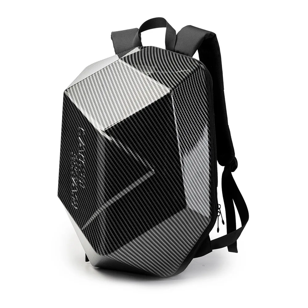 

Motorcycle backpack waterproof motorcycle helmet bag ABS hard shell shoulders riding bag