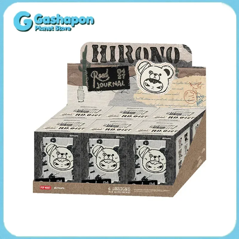 

Подлинная серия Popmart Hirono Road Log, загадочная слепая коробка, брелок, подвески, мини-виниловая фигурка, Коллекционная игрушка, подарок на день рождения для детей