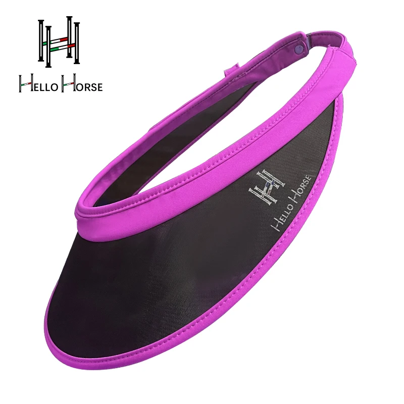 Hello Horse Equestrian Sports Sun Hat, Anti-Uv, Anti-Uv Sun Hat, Summer Face Covering, Light-Blocking Sun Hat, Knight Equipment