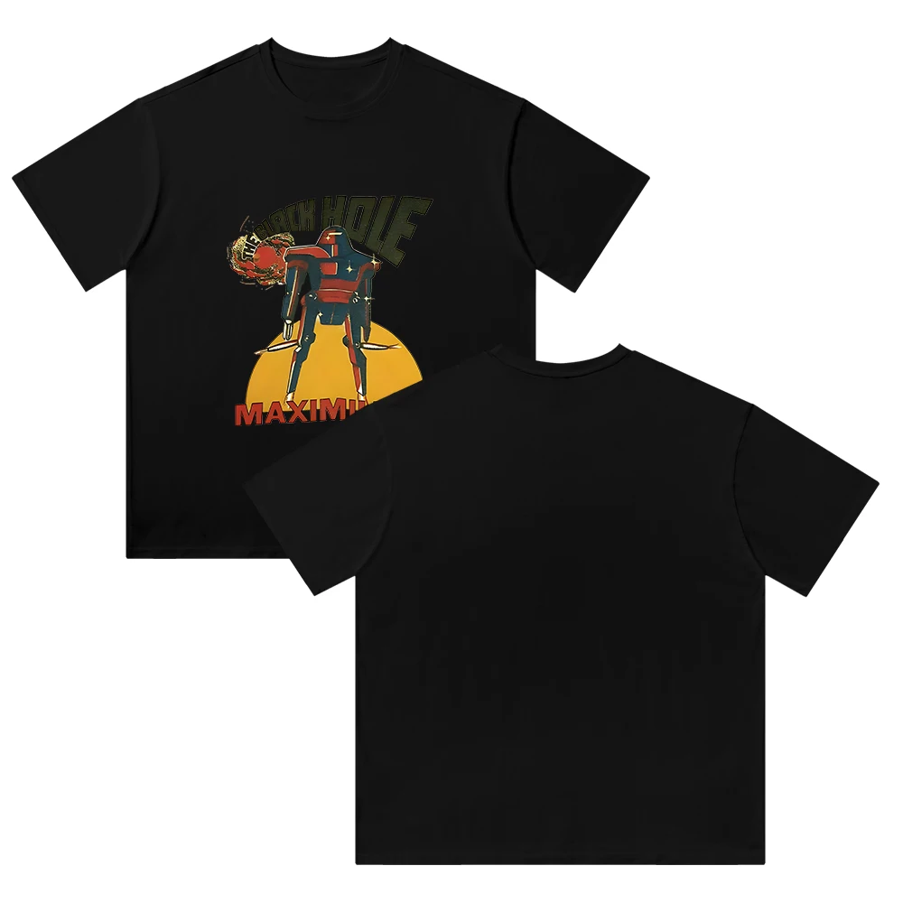 

Футболка Maximillian Merch с круглым вырезом и коротким рукавом для мужчин и женщин, хлопковая винтажная стильная футболка2