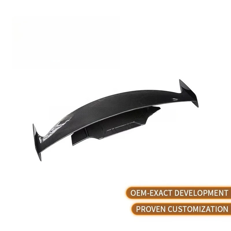 For Lotus Emira Rear Spoiler MK Style Dry Carbon Fiber Rear Wing High Tail Wing Car Body Accessories