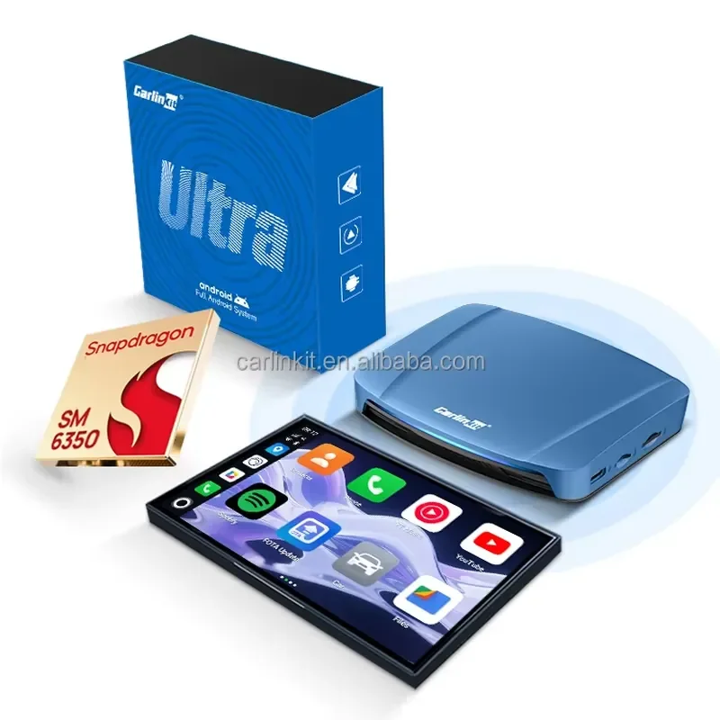 carlinkit ultra Carplay Android 15 Radio Carplay Wireless Adapter 5g 8 ram 128 Rom Car Video Ai Box Car Play Dongle for