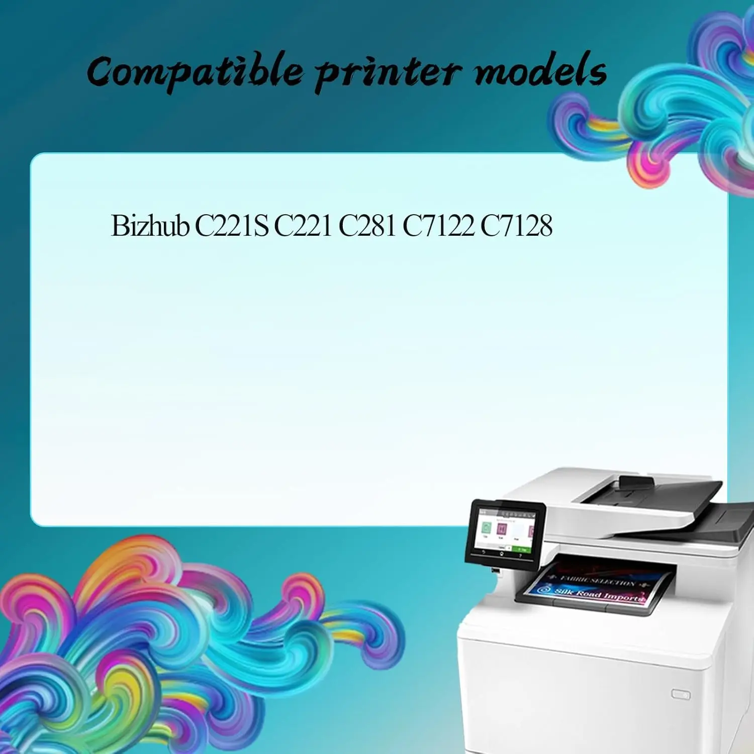 Cartuccia toner TN220 compatibile per stampanti Konica Minolta Bizhub C221S C221 C281 C7122 C7128 Sostituzione ad alta produzione