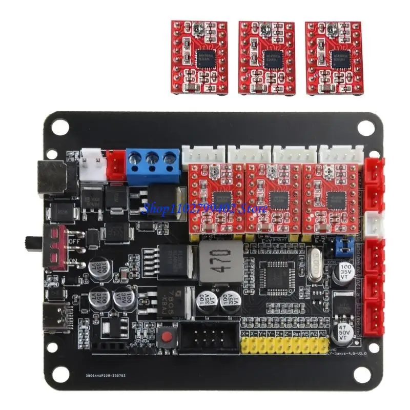 547F 3-Axis GRBL جهاز التوجيه حفارة منفذ USB لوحة تحكم السائق المتكاملة #2