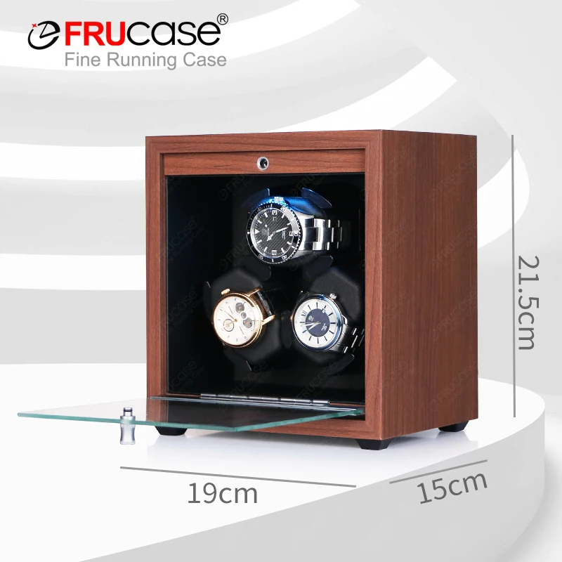 FRUCASE Watch Winder for automatic watches automatic winder for 3 watches Watch Box