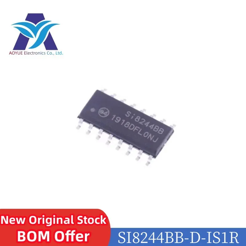 1pcs/lot New Original SI8244BB-D-IS1R SI8244BB-D-IS1 SI8244BB SOP16 Class D audio driver power chip ic