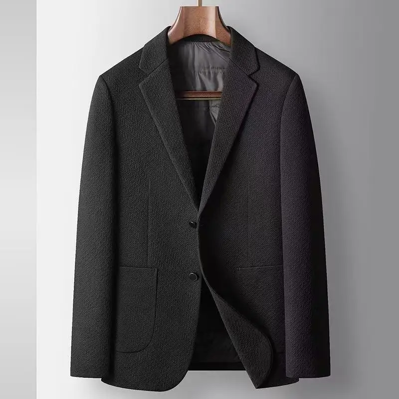 2025 Autumn/Winter New Men's Casual Down Jacket Warm Fashion Trend for Middle aged and Young People Light Luxury Top