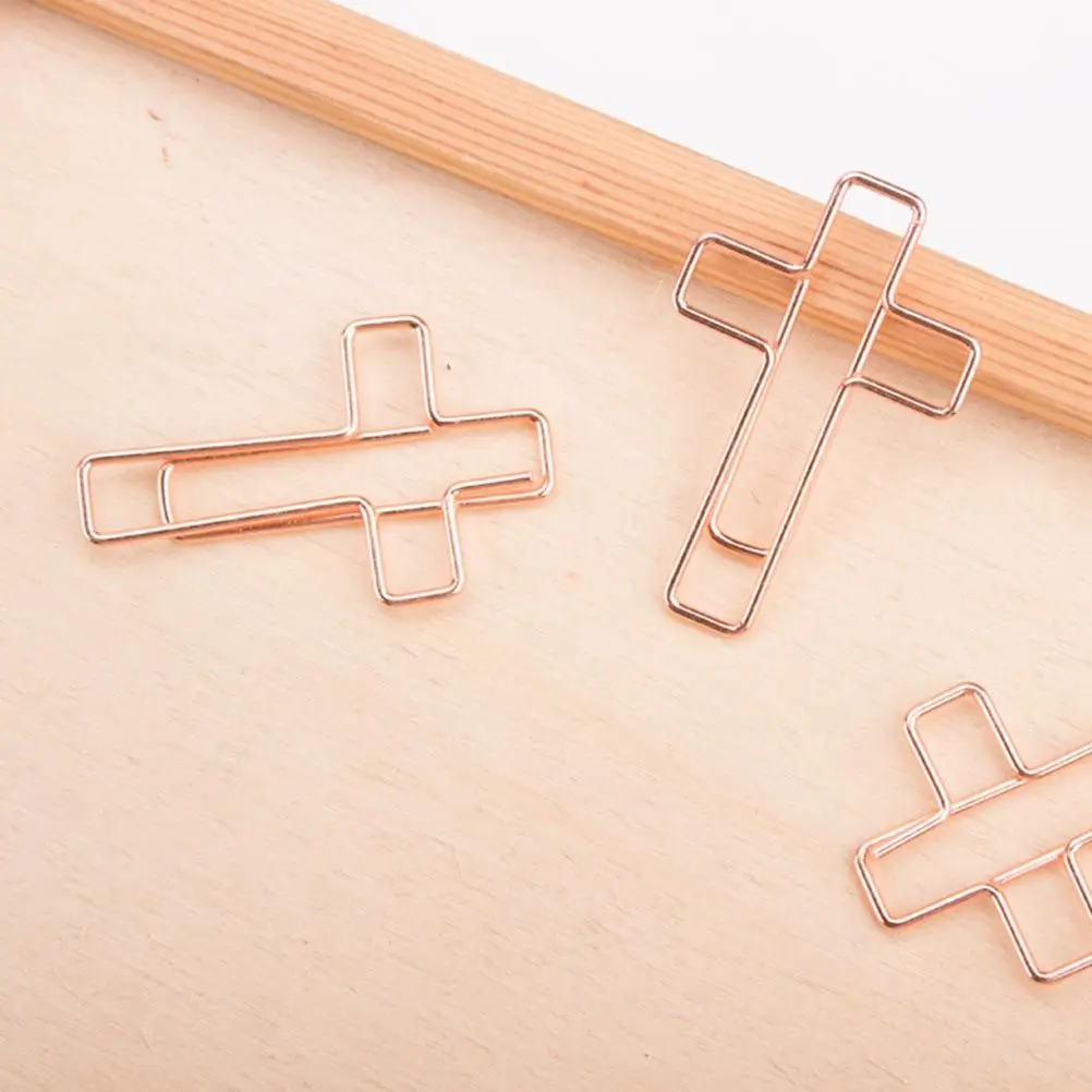 Cross Paper Clips Cross Shaped Clips Bible Journaling Clamps Office Folder Church Clips