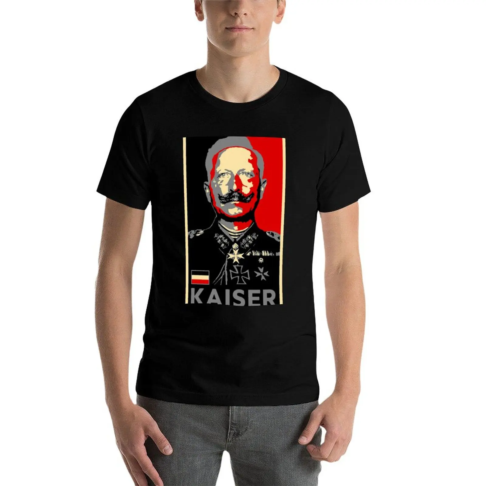 WW1 Kaiser Wilhelm T-Shirt quick-drying oversized t shirt anime figures cotton man t-shirts Men's t-shirts