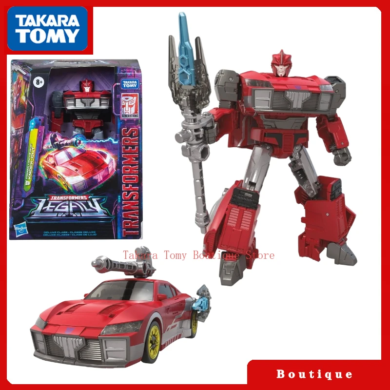 

In Stock Takara Tomy Transformers Toys Legacy 12CM Deluxe Class Prime Universe Knock-Out Action Figures Autobots Hobbies Gifts