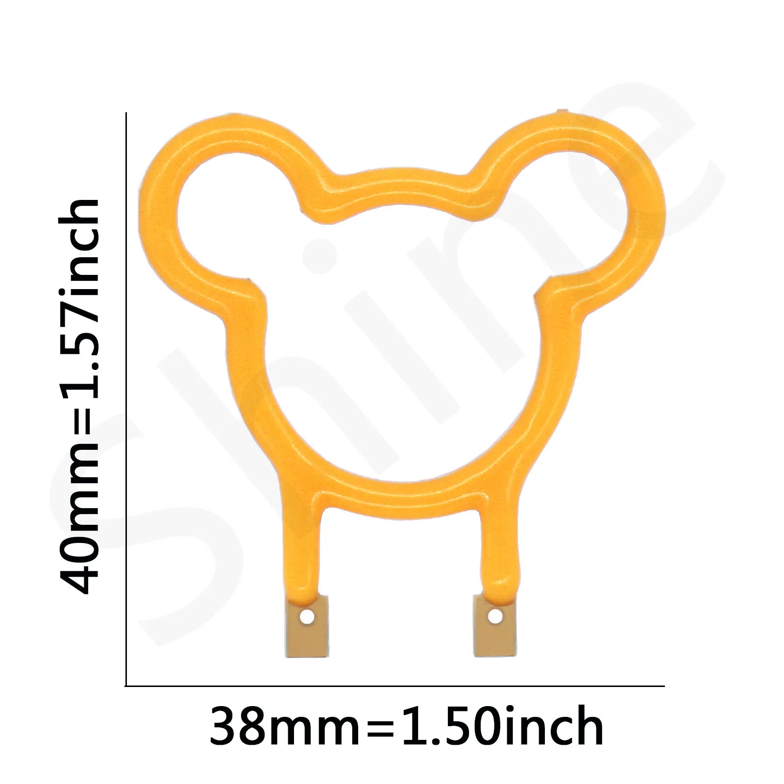 COB LED 필라멘트 플래시 촛불 에디슨 해골 머리 곰 패턴 다이오드, 휴일 파티 장식 전구 액세서리, DIY, 3V