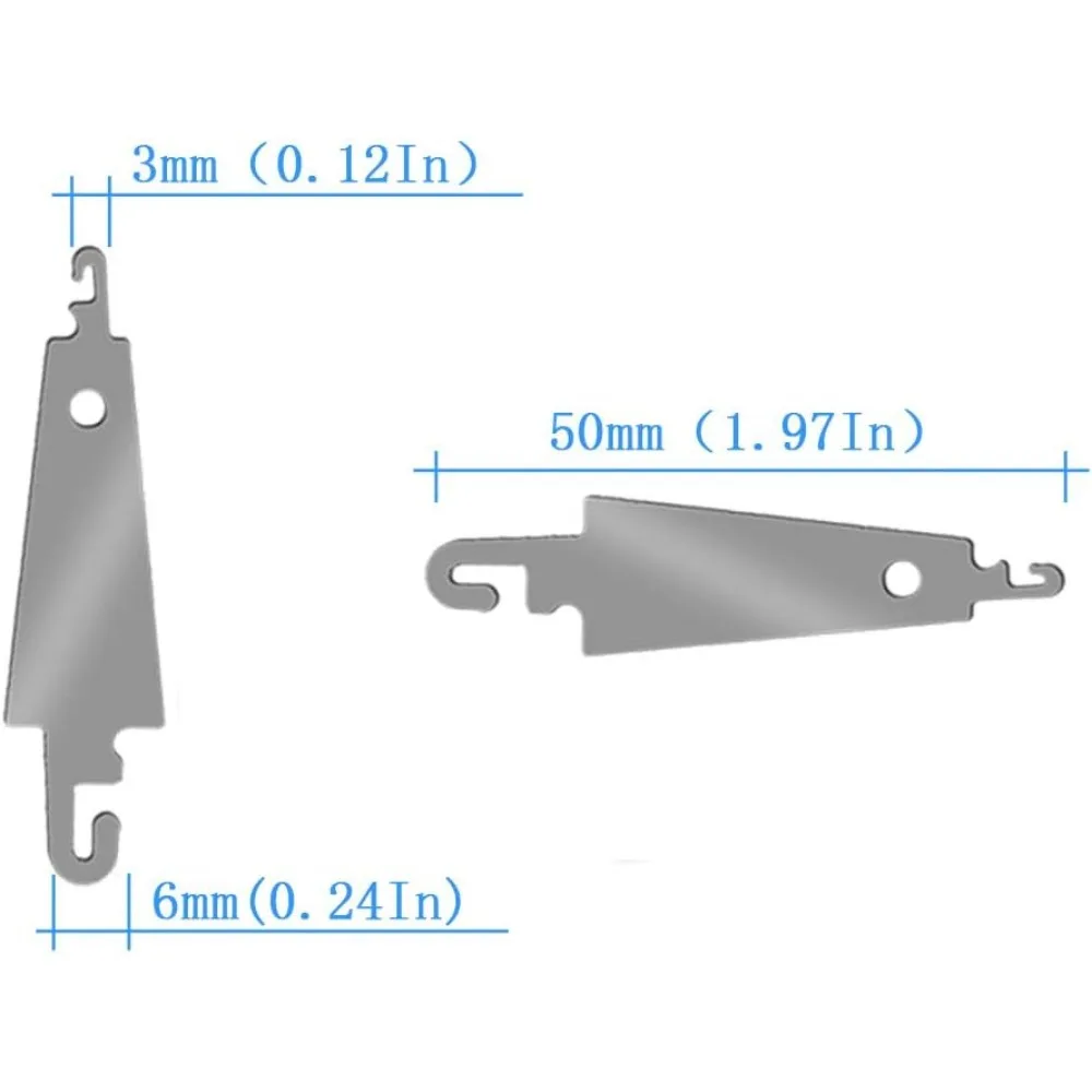 60 Stück Edelstahl-Nadelfädler zum Selbermachen Nähen, mit durchsichtiger Box.