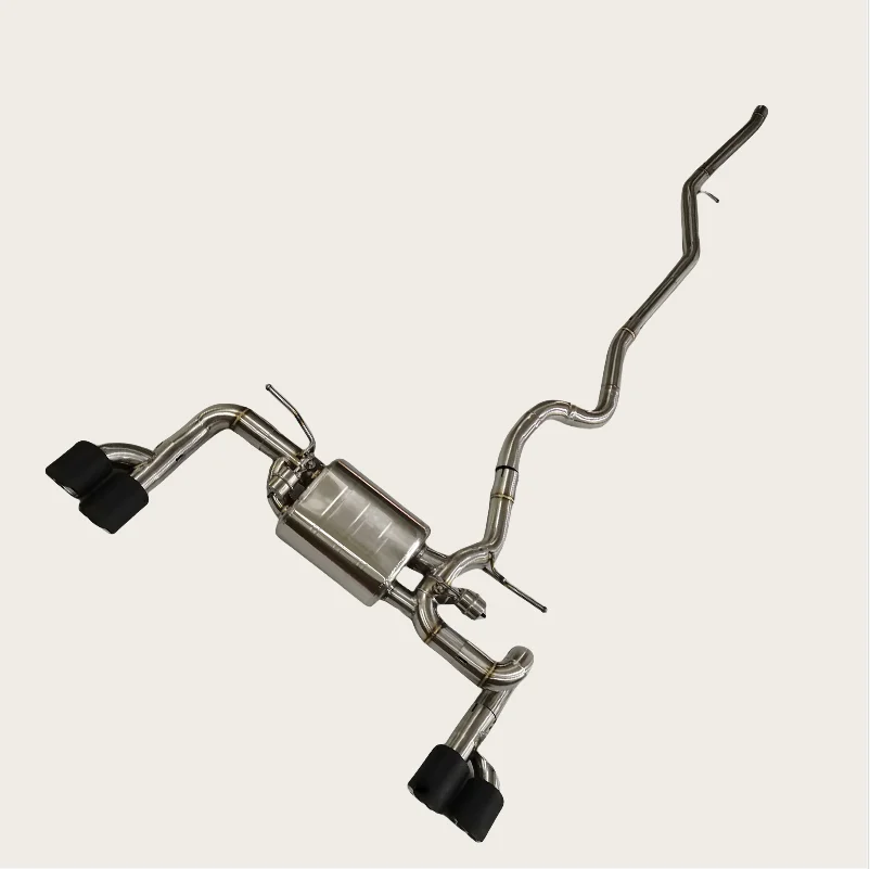 

Выхлопные трубы с четырьмя наконечниками и клапаном для двойных выхлопных труб из нержавеющей стали 320LI F35 2.0T