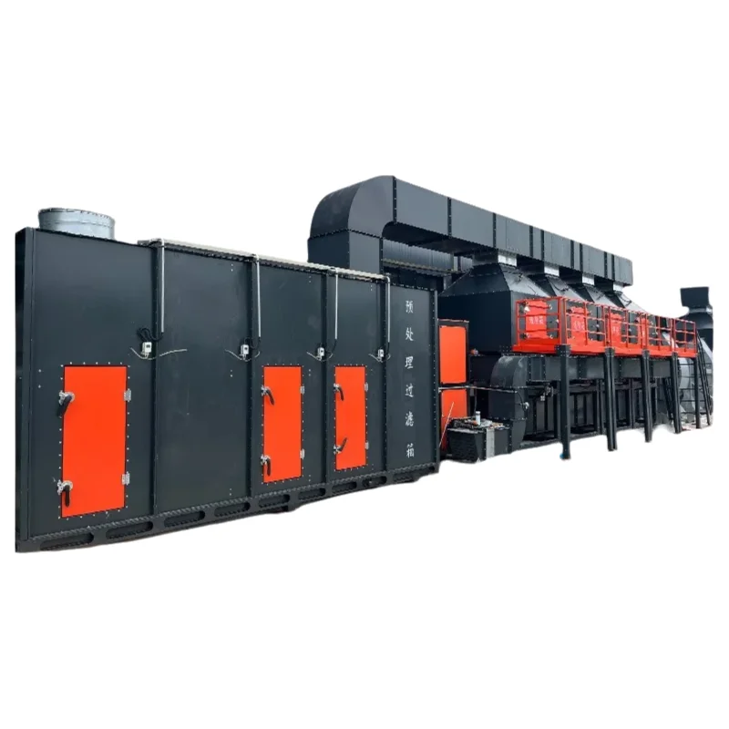 Dispositivo de adsorção de carbono ativado, incinerador regenerativo rco, máquina de combustão catalítica integrada