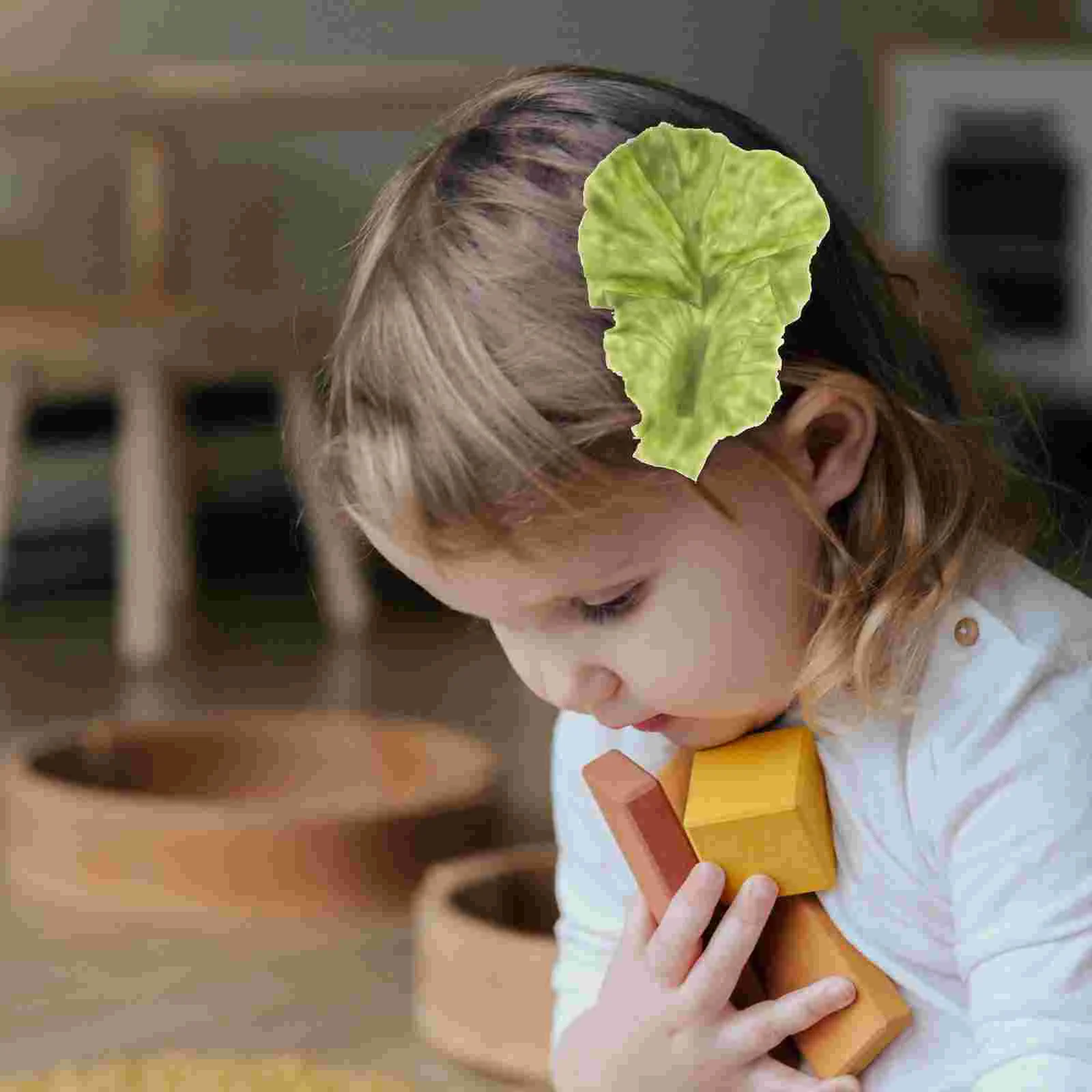 Clip Lettuce Hairpin Cute Kawaii Clips Tie for Women Accessories Girls Green Decorations Miss