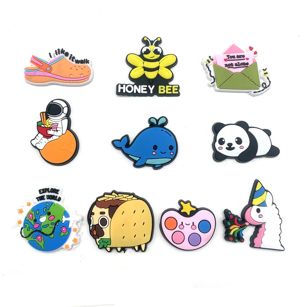 

Shoe Charms Accessories for Crocs Sandals Little Fresh Series DIY Accessories Shoe Buckle PVC Cartoon Cute Decorative Buckle Y2k