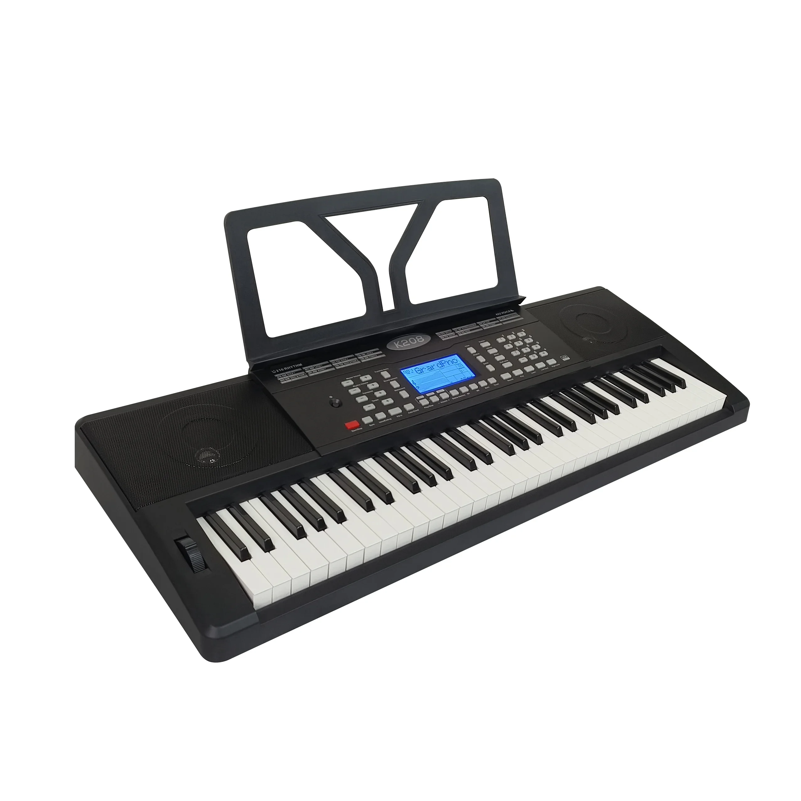 

2025 Professional 61-Keys Electronic Organ Musical Keyboard Piano With USB Power Supply Multifunction Feature