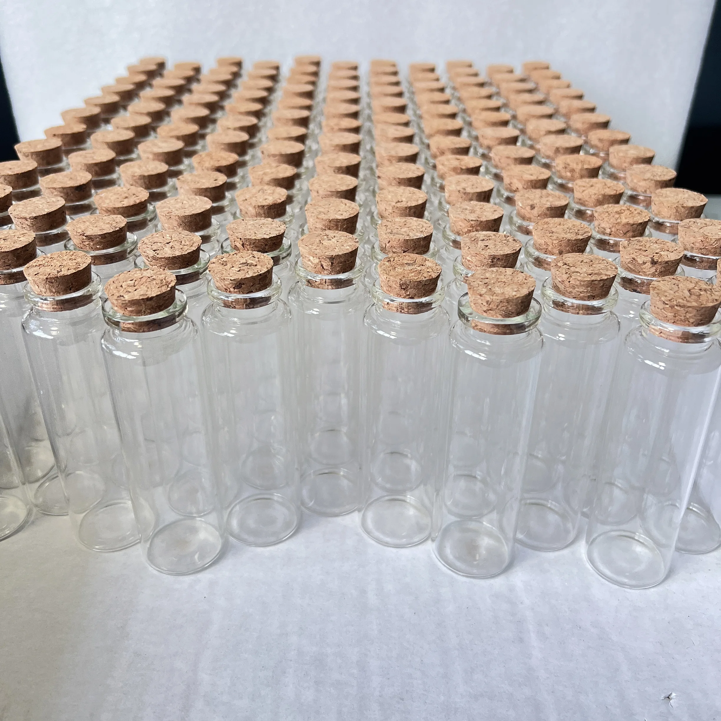 

12/21Pcs 30x100mm 50ml Glass Bottles Cork Stopper Tiny Jars Mini Containers DIY Wedding Gift Wishing Bottles Storage Home Decor
