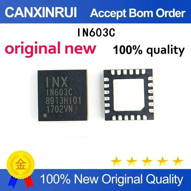 

(5-100 Pieces) Brand new original IN603C-HI01 IN603C 1N603 QFN24 LCD chip