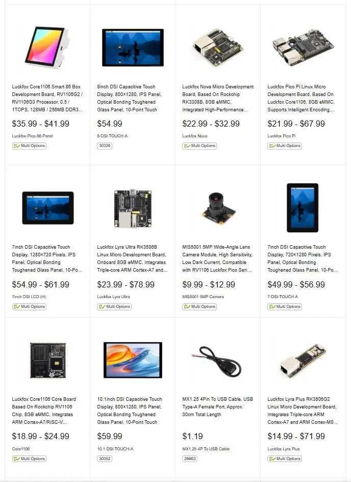 شاشة Waveshare الورقية الإلكترونية مقاس 3.52 بوصة، 360 × 240، واجهة SPI