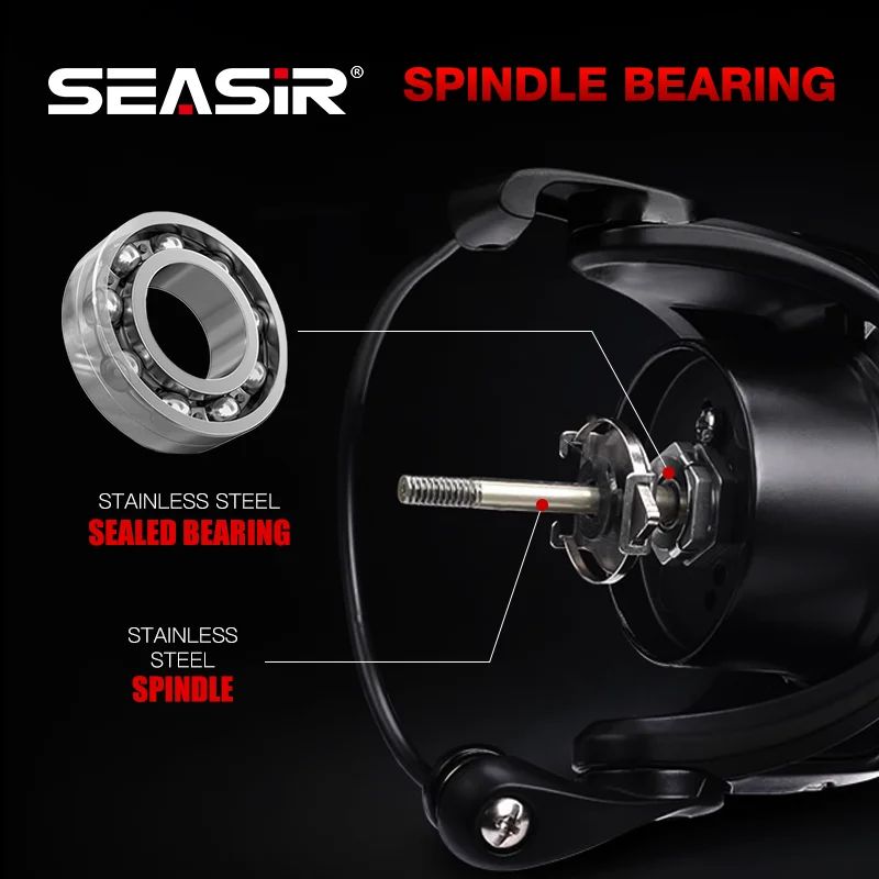 Carrete Seasir P-Series Prospec de pesca para agua dulce y salada - imagen 3