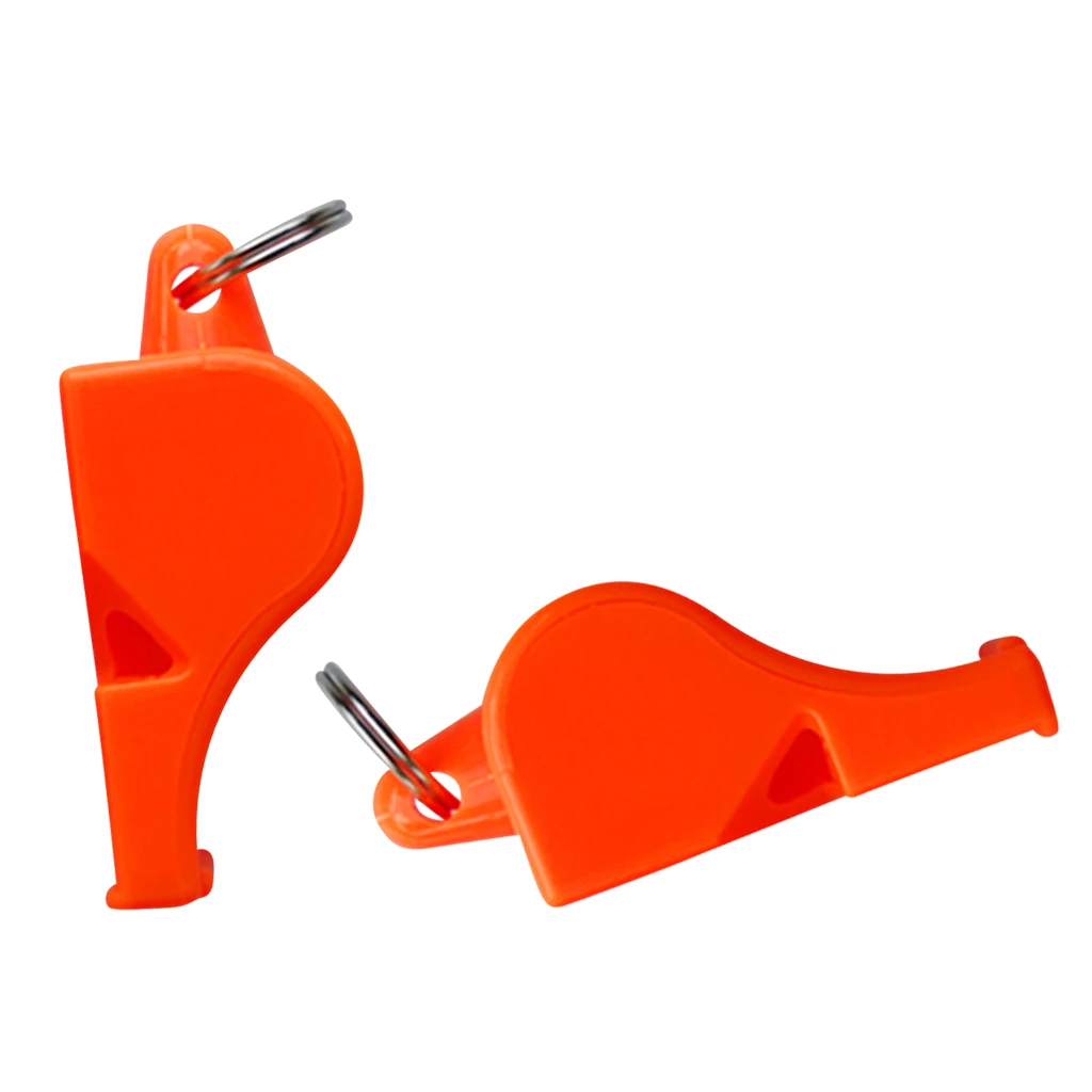 2 Stück laute Notfall-Überlebenspfeife Marine Camping Bootfahren