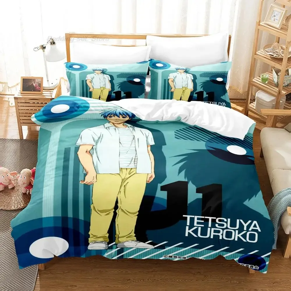 Kuroko's Basketball Bedding Set Single Twin Full Queen King Size Bed Set Aldult Kid Bedroom Duvetcover Sets 3D Print Cartoon