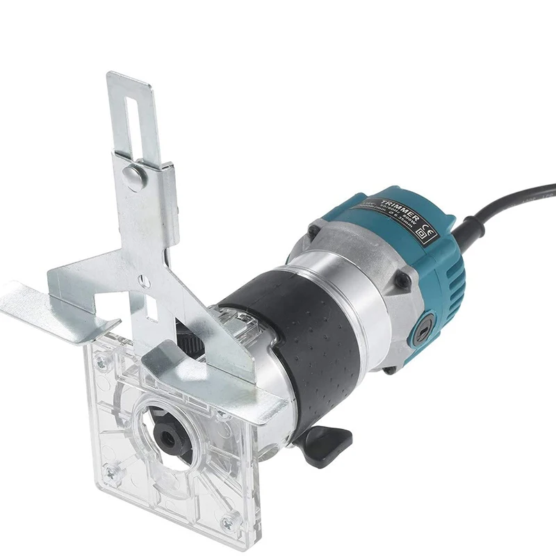 Trimmer elettrico per la lavorazione del legno 800W 30000rpm Router di legno Macchina a mano Fresatura fai da te Intaglio Incisione Utensili elettrici