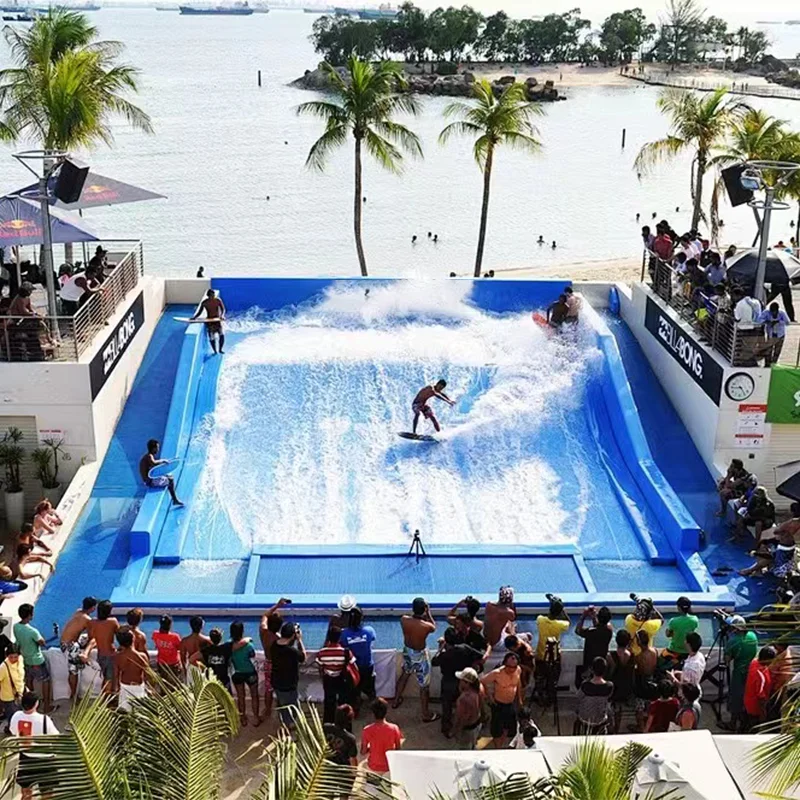 Commercial FlowRider Surf Simulator, Professional Water Park Surf Wave Machine for Amusement Park