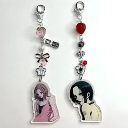 NANA HACHI matching keychains silver dainty Y2K Handmade Modern