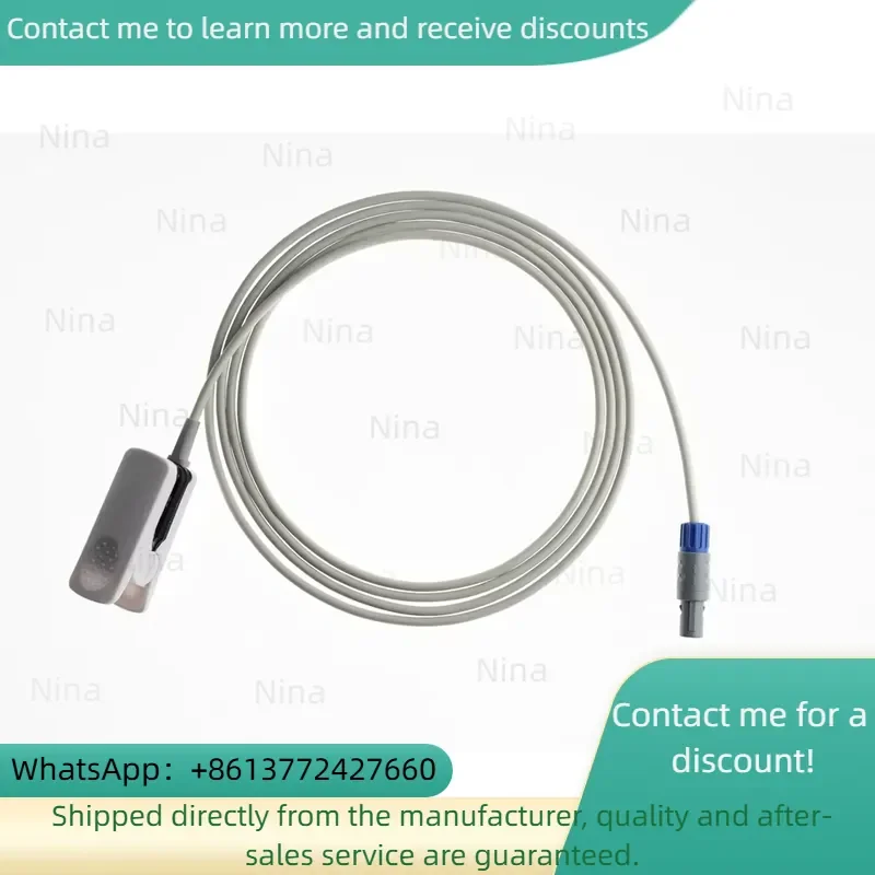 Goldway Choice Compatible 5 Pin Single TPU Reusable SPO2 Probe Finger Saturation Sensor Medical Grade for Pulse Oximeter - view 5