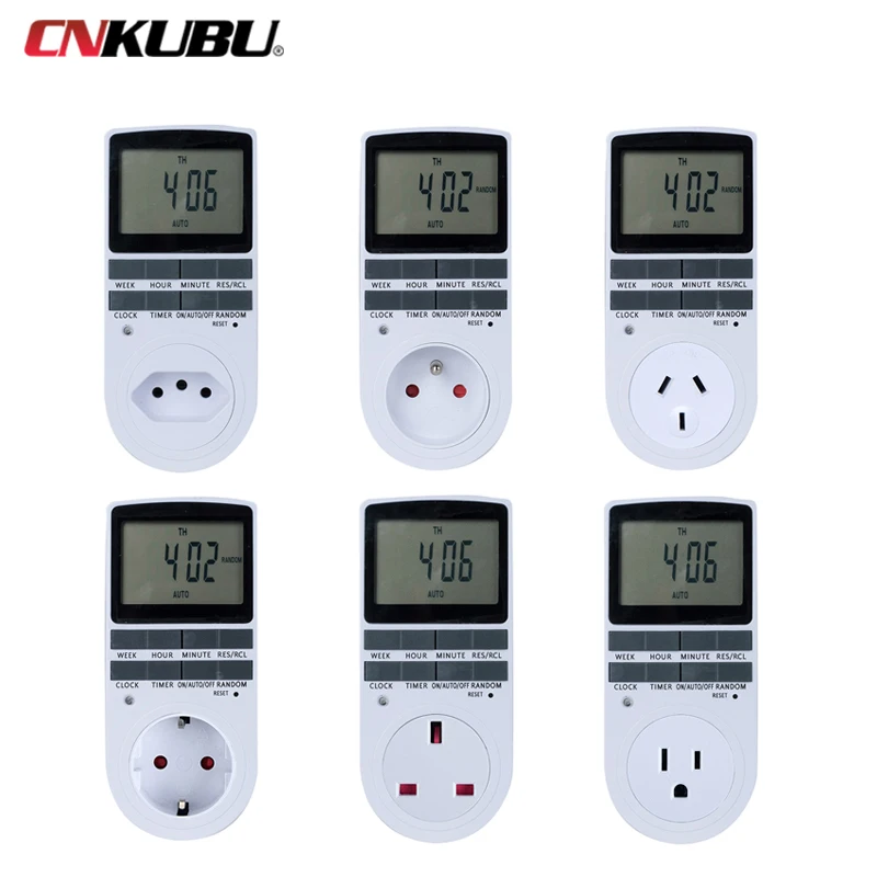 Tomada programável do temporiz - Timer Dual Outlet avaliação e preço