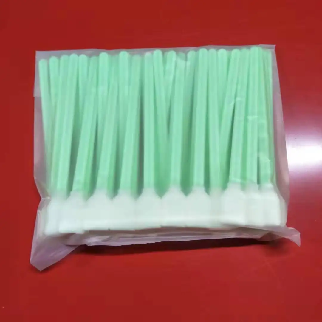 50pcs Multi-Purpose Cleaning Swab Sticks 13cm Printhead Foam Swabs With Dust-Free Cloth For Camera Optical Lens Electronics