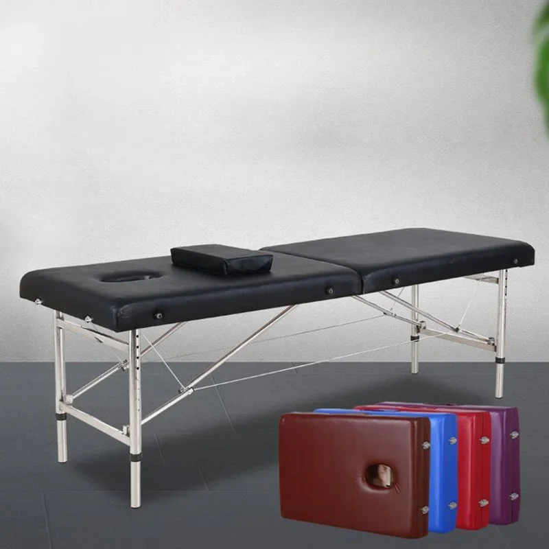 Nordic Convenience Massage Tables Multifunctional Foot Bath Collapsible Massage Tables Beauty Salon Furniture Massagebett HBMT