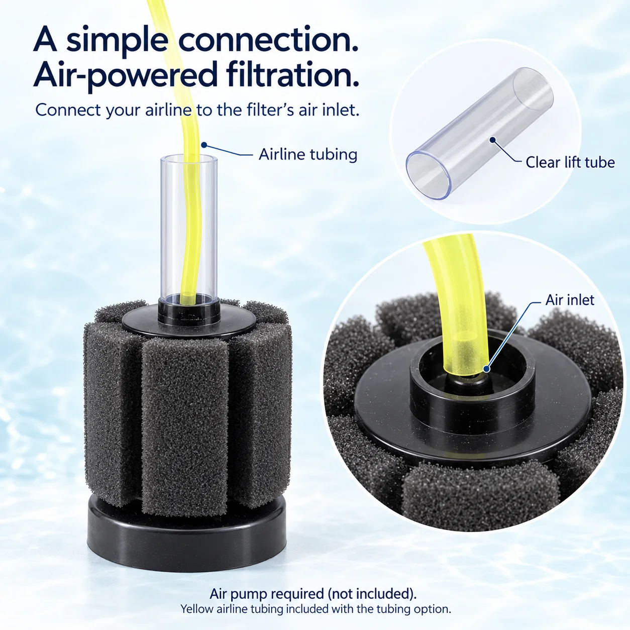 2PCS Aquarium Sponge Filter Ki - Betta Fish Tank 评论和价格