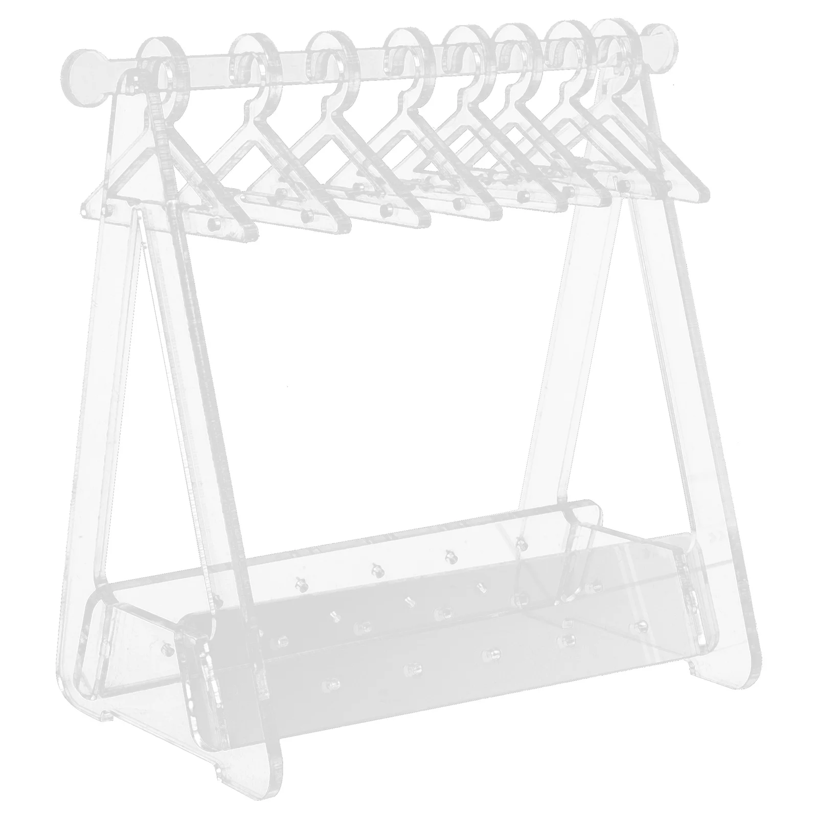 

Earring Necklace Holder Acrylic Jewelry ganizer Rack for Girls Small Dangle Pendant Earrings St Display Storage