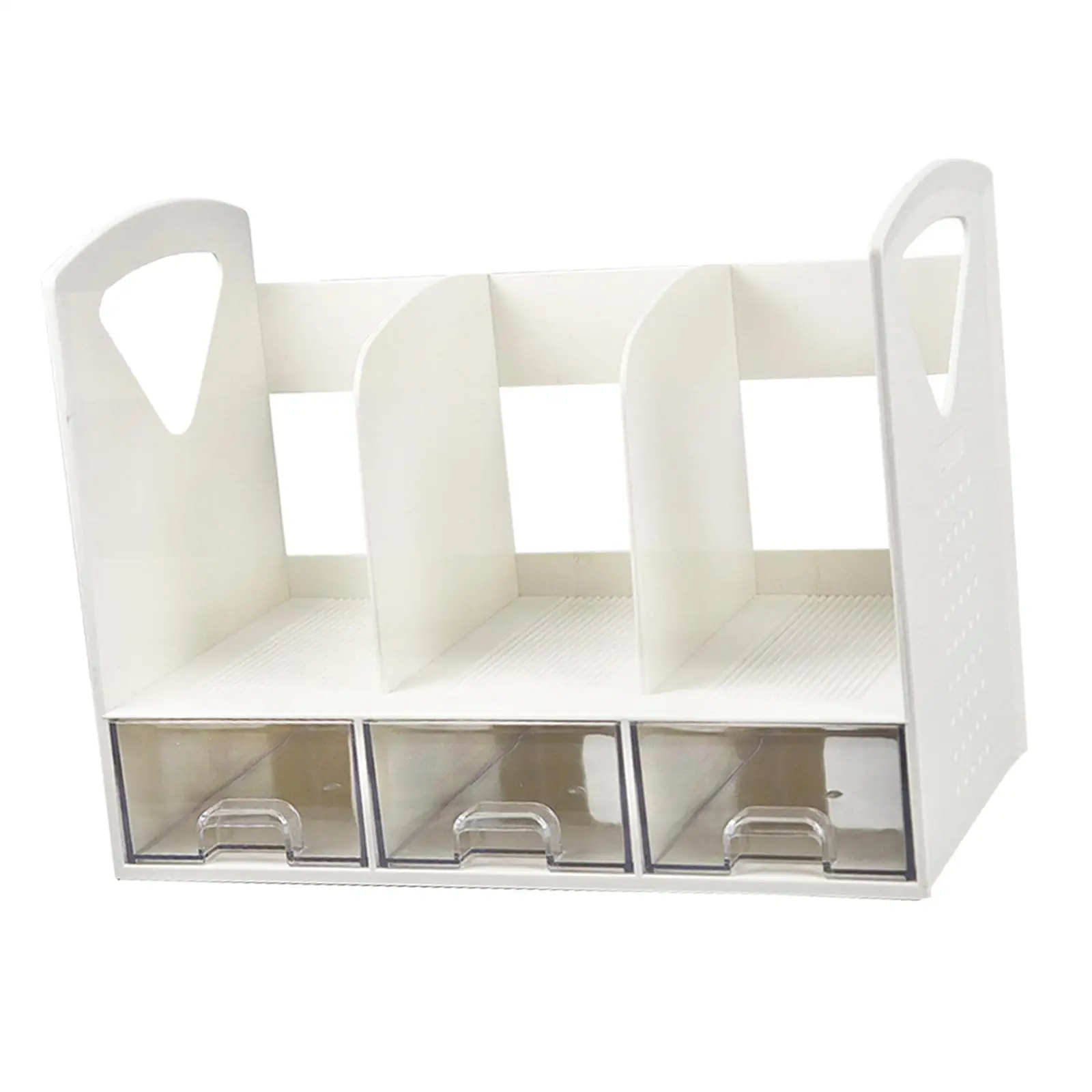 Desk Book Organizer Office Storage Rack for Home Multiuse Save Work Desk Supplies Vertical Bookshelf Counter Top Bookcase