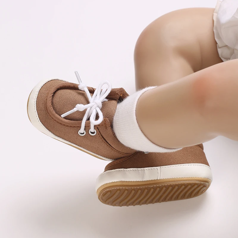 Modische Frühlings- und Herbst-Babyschuhe 0-18 Monate, Kindersportschuhe, Jungen-Schuhe mit weichen Gummisohlen, rutschfeste Babyschuhe zum Laufen, Freizeitschuhe – Detail 14