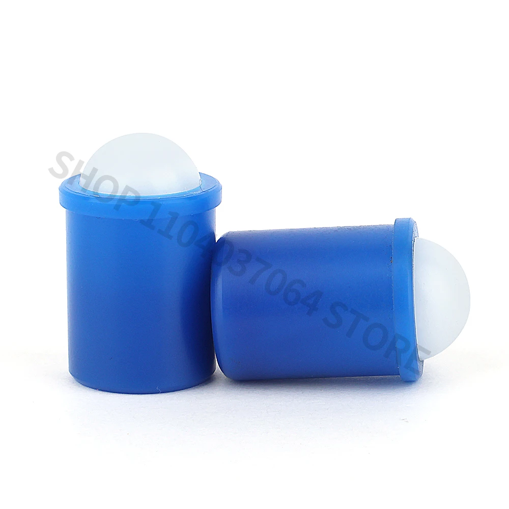 Blue POM Ball Plastic Step Positioning Ball Spring Head Plunger Ball Screw for Precision Engineering Applications